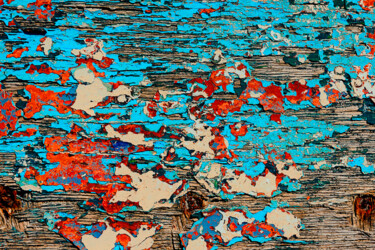 Photographie intitulée "Peeling paint" par Anna Sowinska, Œuvre d'art originale, Photographie numérique