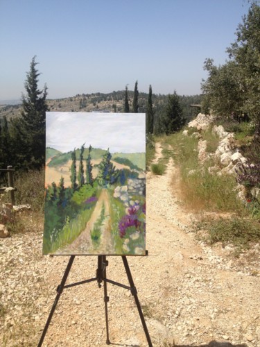 Photographie intitulée "Abu gosh hills" par Tsvi Nadav Rosler, Œuvre d'art originale, Photographie numérique