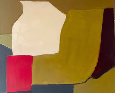 Malarstwo zatytułowany „forme et couleur oc…” autorstwa Sylvie Loisy, Oryginalna praca, Akryl Zamontowany na Drewniana rama…