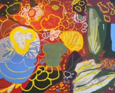 Pittura intitolato "oniriques" da Sylvie Loisy, Opera d'arte originale, Olio Montato su Telaio per barella in legno