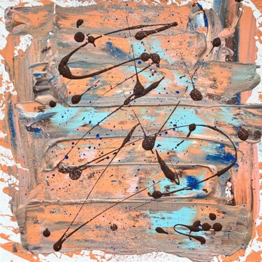 Painting titled "Abstract painting C…" by Taia Tasman (Arttasmania), Original Artwork, Acrylic