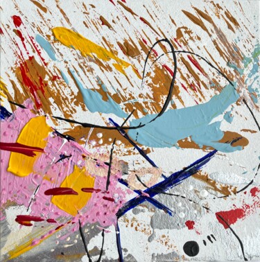 Pintura intitulada "Abstract painting E…" por Taia Tasman (Arttasmania), Obras de arte originais, Acrílico