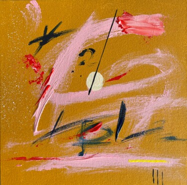 Peinture intitulée "Abstract painting M…" par Taia Tasman (Arttasmania), Œuvre d'art originale, Acrylique
