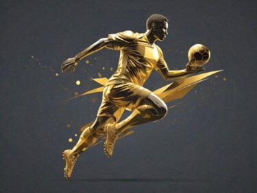 Digital Arts titled "Goald 1" by Artulus, Original Artwork, AI generated image