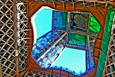 Fotografía titulada "Eiffel -Paris" por Arturo Carrión, Obra de arte original