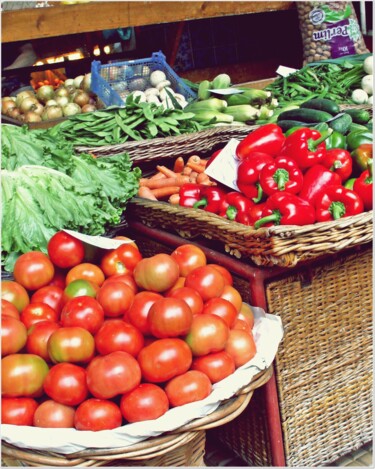 Fotografía titulada "De Mercado" por Arturo Carrión, Obra de arte original