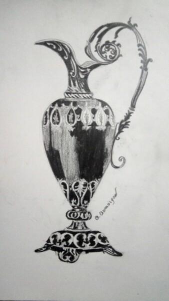 Drawing titled "Кувшин" by Arusyak Aznauryan, Original Artwork, Graphite