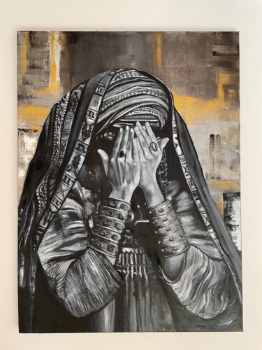 Pintura intitulada "Бедуин(ка)" por Asia Albakova (Aes Triplex), Obras de arte originais, Óleo
