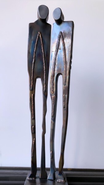 Sculpture titled "Inox Stainless Mate…" by Ase, Original Artwork, Metals