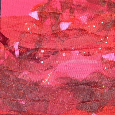Textile Art με τίτλο "Rouge.jpg" από Jean Pierre Avonts-Saint-Lager, Αυθεντικά έργα τέχνης, Κλωστοϋφαντουργία