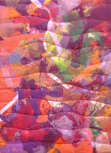 Arte tessile intitolato "Chaos 3.jpg" da Jean Pierre Avonts-Saint-Lager, Opera d'arte originale, Tessuto Montato su Cartone