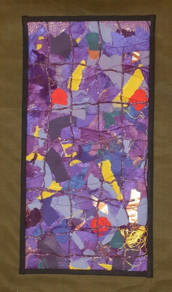 Textile Art titled "GRILLAGE" by Jean Pierre Avonts-Saint-Lager, Original Artwork, Fabric