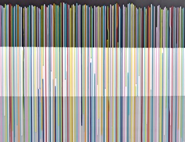 Ζωγραφική με τίτλο "Color contrast #2" από Astrid Stoeppel, Αυθεντικά έργα τέχνης, Ακρυλικό Τοποθετήθηκε στο Ξύλινο φορείο σ…