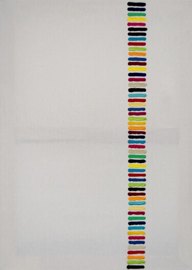 Peinture intitulée "Color pile #2" par Astrid Stoeppel, Œuvre d'art originale, Acrylique Monté sur Châssis en bois