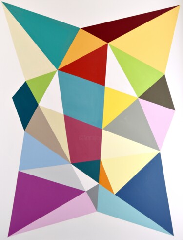 绘画 标题为“Colorfields #7” 由Astrid Stoeppel, 原创艺术品, 丙烯
