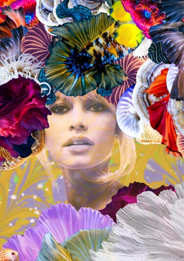 Arte digitale intitolato "NATURE & ME SERIE "…" da Magnum Ferra, Opera d'arte originale, Collage digitale