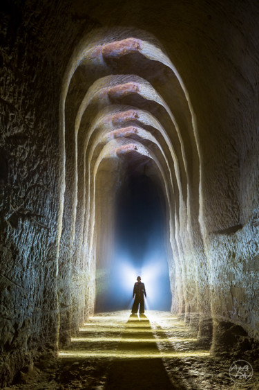 "- L'Ascension -" başlıklı Fotoğraf Atb Art tarafından, Orijinal sanat, Light Painting Diğer sert panel üzerine monte edilmiş