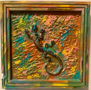 Картина под названием "SOUS LE SOLEIL" - Atelier Jys, Подлинное произведение искусства, Акрил