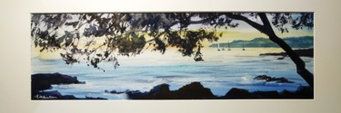 Peinture intitulée "Vue de la Côte 1230" par Patrick Hanin, Œuvre d'art originale, Aquarelle