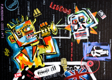 Peinture intitulée "Let the music play" par Patrice Almodovar, Œuvre d'art originale, Acrylique Monté sur Châssis en bois