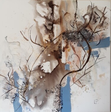 제목이 "BROUSSAILLES"인 미술작품 Lucile Plancke Delassus로, 원작, 잉크 나무 들것 프레임에 장착됨