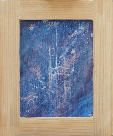 Pintura titulada "Chemins parallèles" por Martine Sezer, Obra de arte original, Témpera Montado en Otro panel rígido