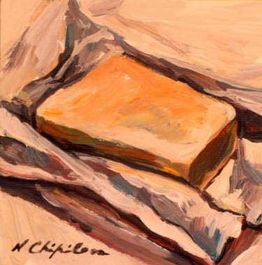 Pintura titulada "Beurre" por Nathalia Chipilova, Obra de arte original, Acrílico