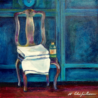 Malerei mit dem Titel "Chair 2" von Nathalia Chipilova, Original-Kunstwerk, Acryl