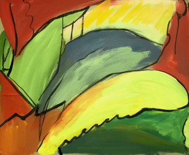 Schilderij getiteld "Kandinsky, Inspirat…" door Nathalia Chipilova, Origineel Kunstwerk, Acryl