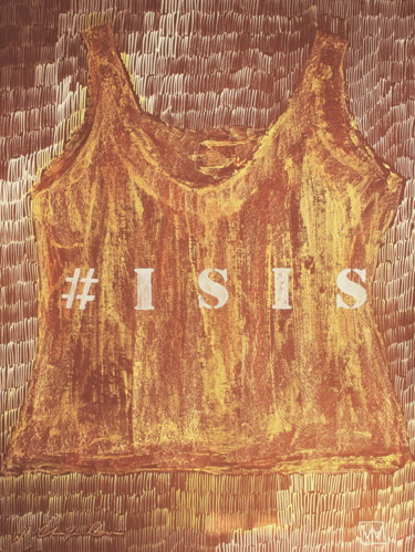 Dessin intitulée "# Isis" par Nathalia Chipilova, Œuvre d'art originale, Pastel