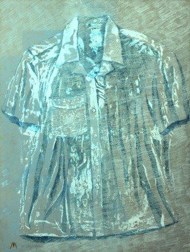 Painting titled "Spirit shirt" by Nathalia Chipilova, Original Artwork, Acrylic