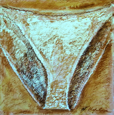 Pittura intitolato "Brown Panties" da Nathalia Chipilova, Opera d'arte originale, Acrilico