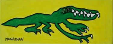 "Alligator" başlıklı Tablo Nathalia Chipilova tarafından, Orijinal sanat, Petrol