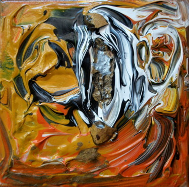 Painting titled "Mens agitat molem 4" by Nathalia Chipilova, Original Artwork, Acrylic