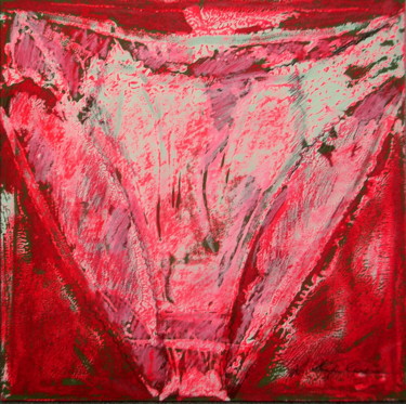 绘画 标题为“Red panties” 由Nathalia Chipilova, 原创艺术品, 丙烯
