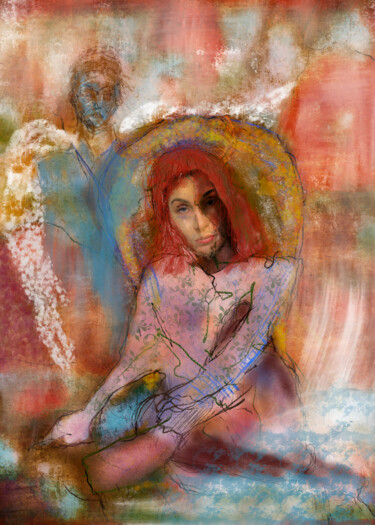 Arte digital titulada "Queer" por Attila Hangyal, Obra de arte original, Pintura Digital
