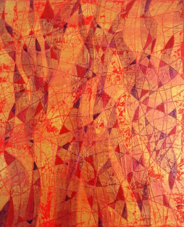 Картина под названием "CONSTANTINOPLE" - Aude A., Подлинное произведение искусства, Акрил Установлен на Деревянная рама для…