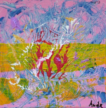 "Orchidée 4." başlıklı Tablo Aude Peris tarafından, Orijinal sanat, Akrilik
