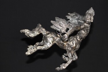 Sculpture titled "L'ascension d'Hyléos" by Audrey Fléchet, Original Artwork, Bronze