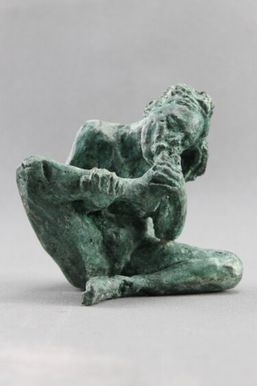 Escultura intitulada "La consolation" por Audrey Fléchet, Obras de arte originais, Bronze