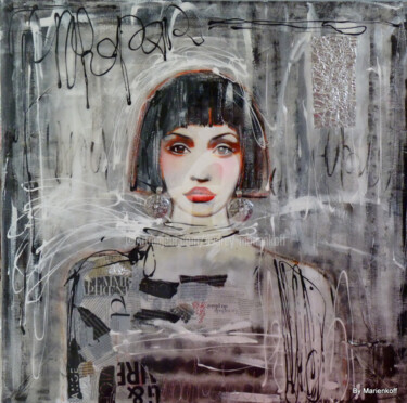 Peinture intitulée "Sophia..." par Audrey Marienkoff, Œuvre d'art originale, Huile