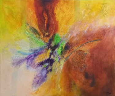 Картина под названием "Equinoxe" - Aurélie Rocheta, Подлинное произведение искусства, Акрил Установлен на Деревянная рама дл…