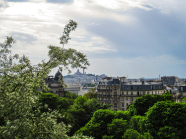 Fotografia intitulada "Vue sur Montmartre" por Aurélien Comte, Obras de arte originais, Fotografia digital