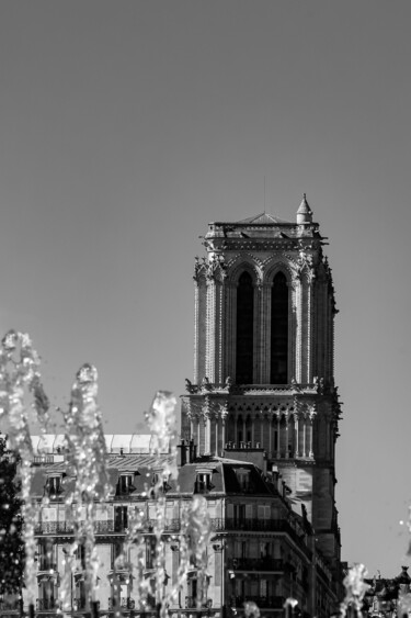 Fotografie getiteld "Tour de Notre Dame" door Aurélien Comte, Origineel Kunstwerk, Digitale fotografie