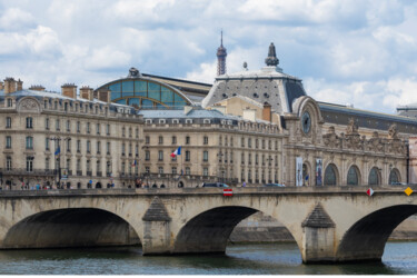 Fotografia intitolato "Pont du Carrousel" da Aurélien Comte, Opera d'arte originale, Fotografia digitale