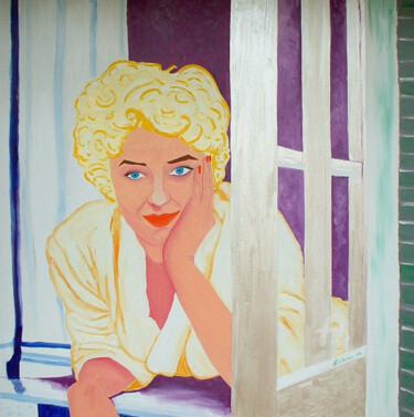 Pittura intitolato "Marilyn" da Aurelio Nicolazzo, Opera d'arte originale, Olio