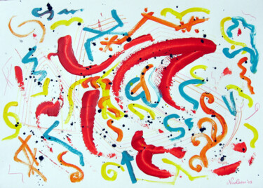 "Spazio 6" başlıklı Tablo Aurelio Nicolazzo tarafından, Orijinal sanat, Akrilik