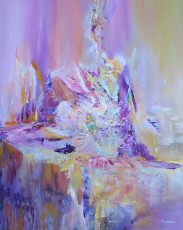 Картина под названием "Calèche parfum d'He…" - Auriema, Подлинное произведение искусства, Акрил