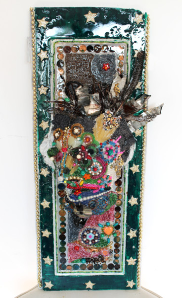 Γλυπτική με τίτλο "Closet monster" από Aurore Lanteri, Αυθεντικά έργα τέχνης, Ξύλο