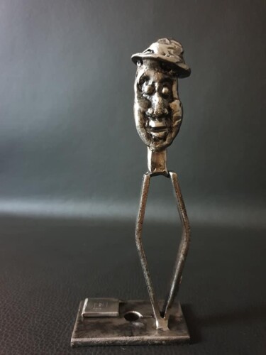 Sculpture titled "" Les Charles " num…" by Sandrine Plumard, Original Artwork, Metals